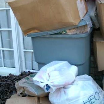 Gray's Disposal - In 2012 I had to box my trash bags so I could stack them around the trash can while I waited 2+ mo. for my trash to be picked up - Junk Removal & Hauling Near Me - Nashville, Tennessee Gray's Disposal - In 2012 I had to box my trash bags so I could stack them around the trash can while I waited 2+ mo. for my trash to be picked up - Junk Removal & Hauling Near Me - Nashville, Tennessee