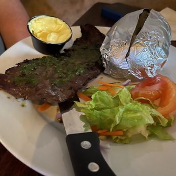 El Asador - Skirt steak with baked potatoes - Seafood Near Me - Old San Juan, Puerto Rico El Asador - Skirt steak with baked potatoes - Seafood Near Me - Old San Juan, Puerto Rico