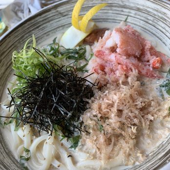 Futago Udon - Cold Mentaiko Udon - Japanese Near Me - Boston, Massachusetts