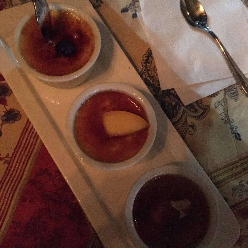 La Palette - Three types of crème brûlée - French Near Me - Toronto, Ontario La Palette - Three types of crème brûlée - French Near Me - Toronto, Ontario