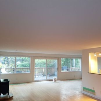 Stucco Master - finished product. popcorn ceilings removed and made beautiful - Stucco Services Near Me