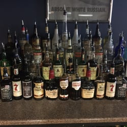 ABC Bartending Schools - Premium liquor rack setup.