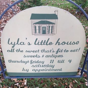 Lyla's Little House - Sign with hours. - Desserts Near Me - Mooresville, Alabama Lyla's Little House - Sign with hours. - Desserts Near Me - Mooresville, Alabama