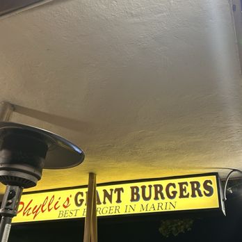 Phyllis' Giant Burgers - Signage - Burgers Near Me - San Rafael, California Phyllis' Giant Burgers - Signage - Burgers Near Me - San Rafael, California