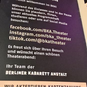 BKA-Theater - Performing Arts Near Me - Berlin, BE BKA-Theater - Performing Arts Near Me - Berlin, BE