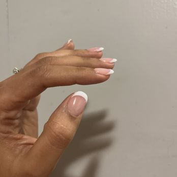 Nails 208 - Shortest tips after asking for a full set with square oval nails. Basically paid for acrylic. - Nail Salons Near Me - Boise, Idaho Nails 208 - Shortest tips after asking for a full set with square oval nails. Basically paid for acrylic. - Nail Salons Near Me - Boise, Idaho