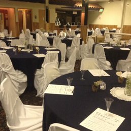 Helped set up my cousin's wedding reception