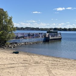 Kelly’s Bay Beach - It's about 17o C out, warming the sun, but cool for swimming - the day before the fall equinox. The beach is quiet.