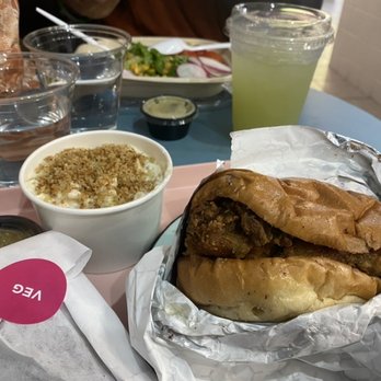 The Migrant Kitchen - Upper West Side - Mac & Cheese, Crispy Chicken Sandwich, Cucumber-Mint Lemonade - Middle Eastern Near Me - New York, New York The Migrant Kitchen - Upper West Side - Mac & Cheese, Crispy Chicken Sandwich, Cucumber-Mint Lemonade - Middle Eastern Near Me - New York, New York