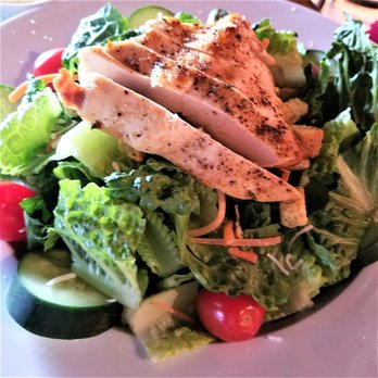 Foyt Wine Vault - salad with chicken (upcharge) - Wine Bars Near Me - Indianapolis, Indiana