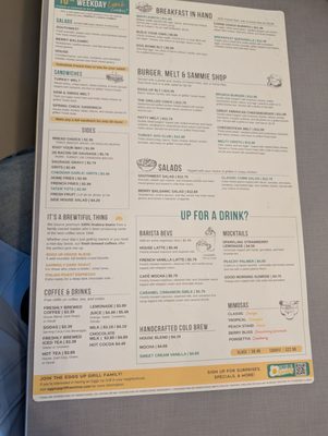 Menu photo 1 Eggs Up Grill Bonaire, GA Menu photo 1 Eggs Up Grill Bonaire, GA