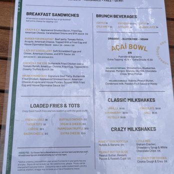 Crazy Good Kitchen - Menu - American Near Me - Boston, Massachusetts Crazy Good Kitchen - Menu - American Near Me - Boston, Massachusetts