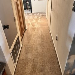 Clean & Dry Carpet Care - My hallway (heavy traffic area)