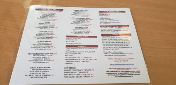 Menu photo 1 Johanna’s Café Milwaukee, WI Menu photo 1 Johanna’s Café Milwaukee, WI