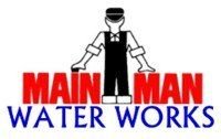 Main Man Water Main & Sewer Service Logo