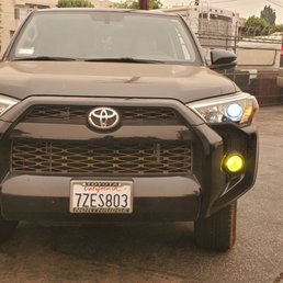 Installed new H11 LED headlight bulbs and H11 LED fog light bulb