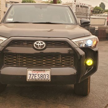 DeYoung's Automotive - Installed new H11 LED headlight bulbs and H11 LED fog light bulb - Smog Check Stations Near Me - Canoga Park, California