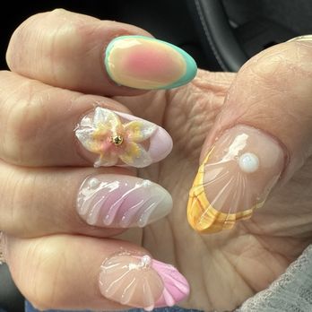 USA Nails and Spa - Ocean theme nails - Nail Salons Near Me - Oxnard, California USA Nails and Spa - Ocean theme nails - Nail Salons Near Me - Oxnard, California