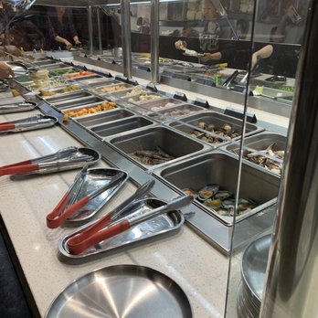 Shabuya - Selection area (seafood, noodles, vegetables, & sauces) - Hot Pot Near Me - Honolulu, Hawaii