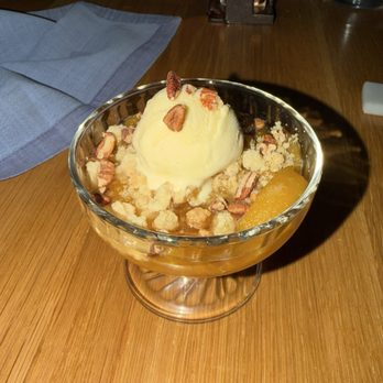 Riverpark - Peach cobbler (restaurant week) - New American Near Me - New York, New York Riverpark - Peach cobbler (restaurant week) - New American Near Me - New York, New York