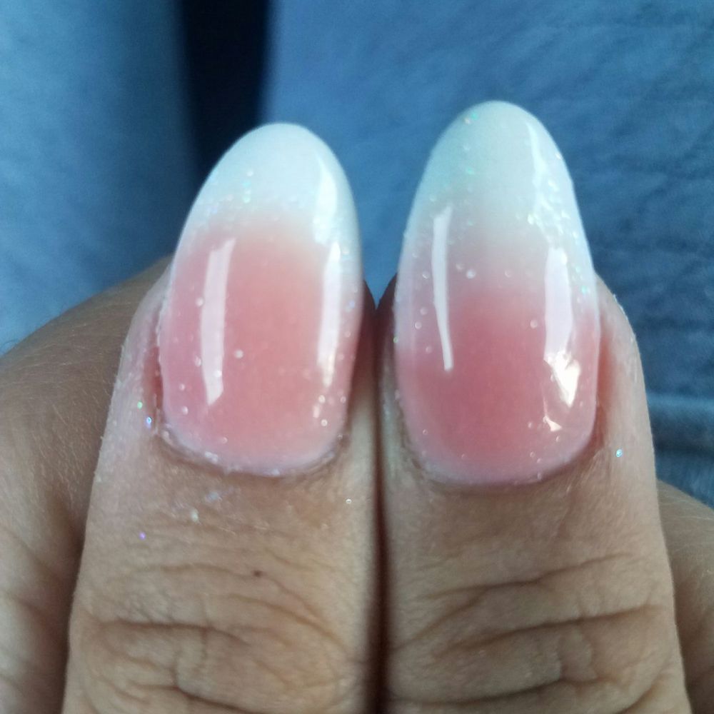 Posh Nails - Left thumb nail is shorter and rounder right is noticeably different - Nail Salons Near Me - Palmdale, California Posh Nails - Left thumb nail is shorter and rounder right is noticeably different - Nail Salons Near Me - Palmdale, California