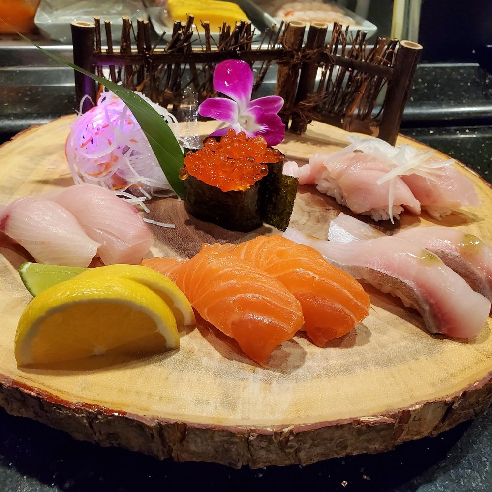 Yosuke Sushi - Assorted Nigri. High quality, ask where the fish is from! - Japanese Near Me - Anaheim, California Yosuke Sushi - Assorted Nigri. High quality, ask where the fish is from! - Japanese Near Me - Anaheim, California