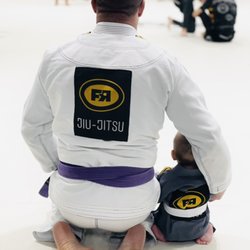White House Jiu Jitsu - Baby Ransom wearing his first Gi