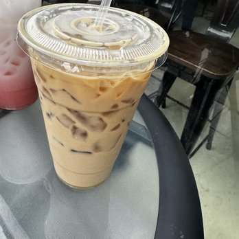 Uncharted Adventures Cafe - Coconut cold brew with half & half & sugar - Coffee & Tea Near Me - Bakersfield, California