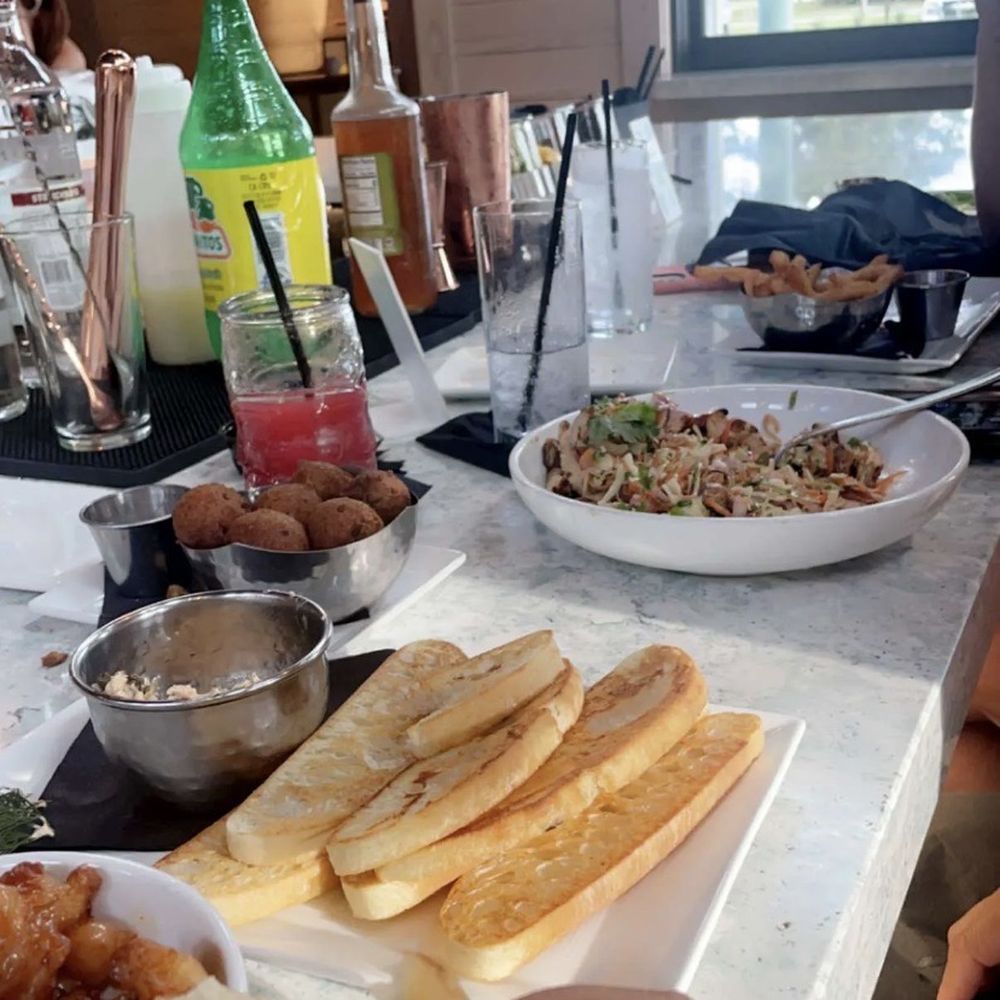 1229 Shine - Crab dip and bang bang grouper appetizer - Seafood Near Me - Myrtle Beach, South Carolina