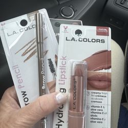 Dollar Tree - Didn't have brown lip liner-lippie too orange and liner so dry, can barely see. It is a nice blonde brown shade for my actual eyebrows