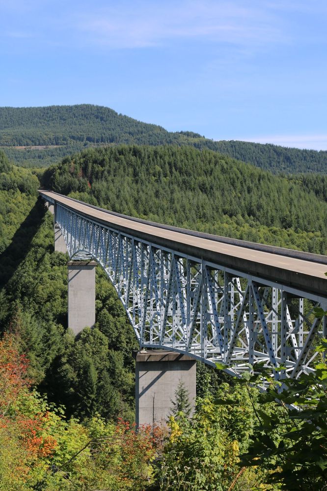 HOFFSTADT CREEK BRIDGE Spirit Lake Memorial Hwy, Cowlitz, Washington