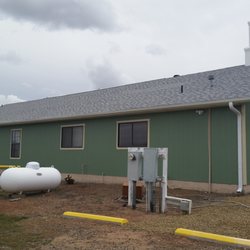 Generations Community Church - The new green painted church