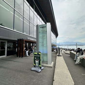 Starbucks - starbucks has a new window service location tucked into the west side of the vancouver convention centre - Coffee & Tea Near Me - Vancouver, British Columbia Starbucks - starbucks has a new window service location tucked into the west side of the vancouver convention centre - Coffee & Tea Near Me - Vancouver, British Columbia