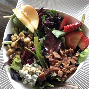 Roots Cafe Maine - Strawberry field salad - Coffee & Tea Near Me - Westbrook, Maine Roots Cafe Maine - Strawberry field salad - Coffee & Tea Near Me - Westbrook, Maine
