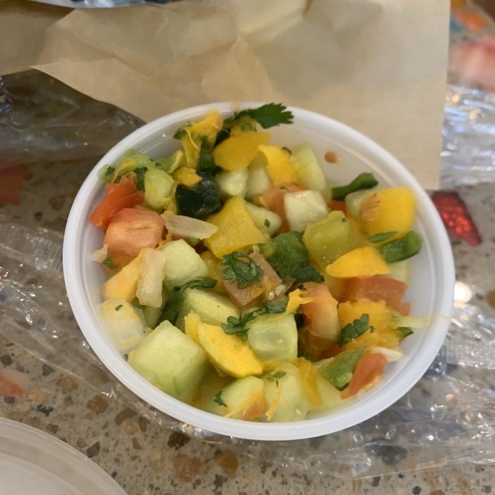 Cabo Bob's Burritos - Cucumber mango salsa is super fresh . - Mexican Near Me - Austin, Texas