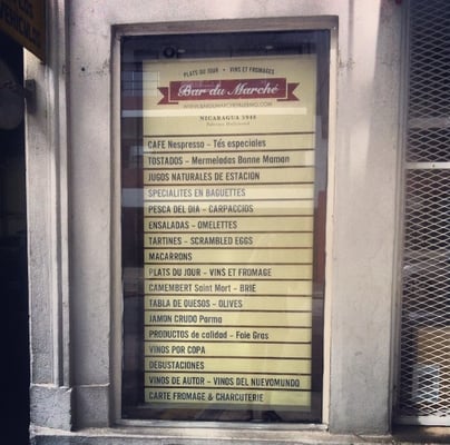 Menu photo 6 Bar du Marché Buenos Aires, C