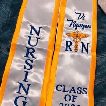 KNBC Graphics - Embroidered stole - Graphic Design Near Me