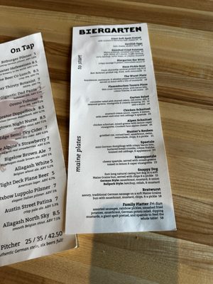 Menu photo 1 The Biergarten Skowhegan, ME Menu photo 1 The Biergarten Skowhegan, ME