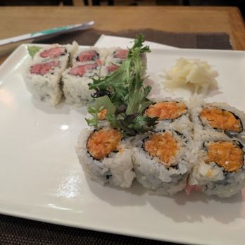 Yukiyama Japanese Restaurant - Tuna (top left) and spicy salmon (bottom right) rolls - Sushi Bars Near Me - Pittsburgh, Pennsylvania Yukiyama Japanese Restaurant - Tuna (top left) and spicy salmon (bottom right) rolls - Sushi Bars Near Me - Pittsburgh, Pennsylvania