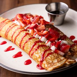 Strawberry Cheesecake Pancakes