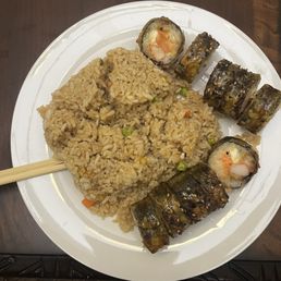 Cardinal Roll, Fried Rice Cardinal Roll, Fried Rice