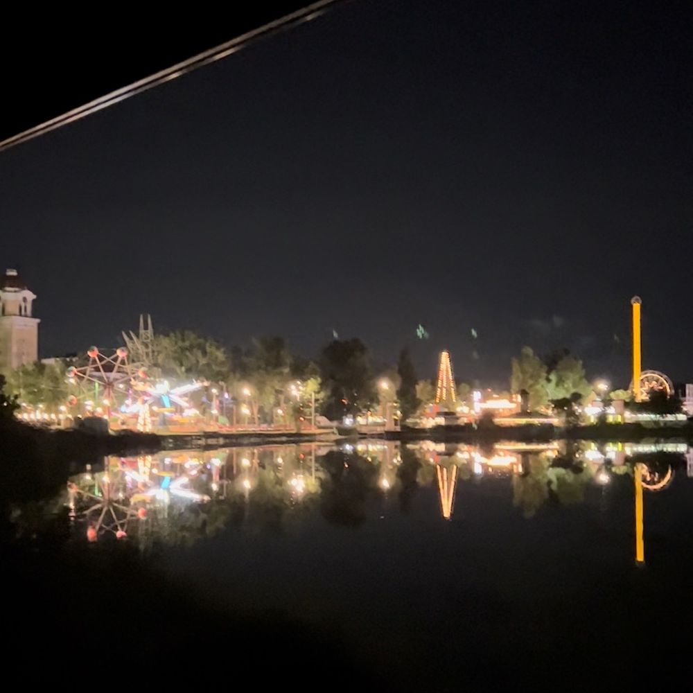 Lakeside Amusement Park - A view from a night train ride around the lake! - Amusement Parks Near Me - Denver, Colorado Lakeside Amusement Park - A view from a night train ride around the lake! - Amusement Parks Near Me - Denver, Colorado