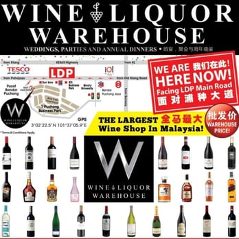 W Wine Liquor Warehouse Puchong Beer Wine Spirits 58g Jalan Op 1 5 Puchong Selangor Malaysia Phone Number