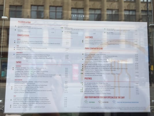 Menu photo 3 Tapeo & Wine Manchester, XGM Menu photo 3 Tapeo & Wine Manchester, XGM