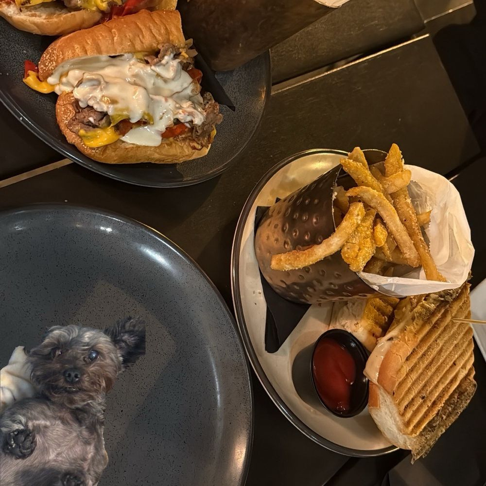 The Stubborn Mule - We had Bruschetta for a app Then the Chipotle Philly Cheesesteak with regular fries Cuban Sandwich with Garlic fries - New American Near Me - Orlando, Florida The Stubborn Mule - We had Bruschetta for a app Then the Chipotle Philly Cheesesteak with regular fries Cuban Sandwich with Garlic fries - New American Near Me - Orlando, Florida