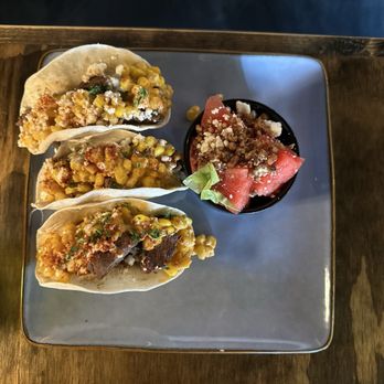 Fusion Cantina - Street corn tacos with steak - Latin American Near Me - Port Charlotte, Florida Fusion Cantina - Street corn tacos with steak - Latin American Near Me - Port Charlotte, Florida