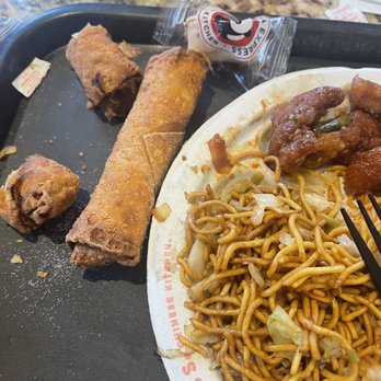 Panda Express - Overcooked noodles & egg roll - Chinese Near Me - Canton, Georgia Panda Express - Overcooked noodles & egg roll - Chinese Near Me - Canton, Georgia