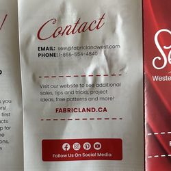 Fabricland - Flyer