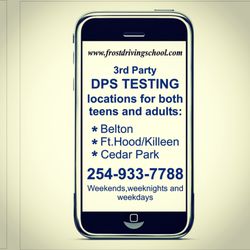 Frost Driving School - We are a DPS testing location in both Bell County and Williamson County!