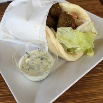 Daphne's - Falafel with pita bread - Greek Near Me - Ontario, California Daphne's - Falafel with pita bread - Greek Near Me - Ontario, California